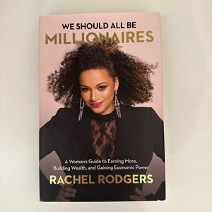 We Should All Be Millionaires by Rachel Rodgers hardcover book. New! 🖤🩷